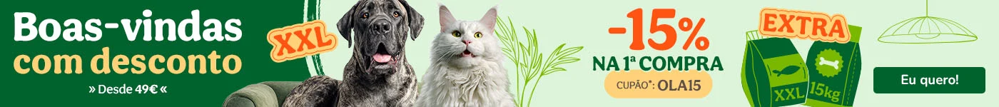 Descubra promoções mensais permanentes para patudos. Alimentação, acessórios e cuidados com descontos exclusivos.