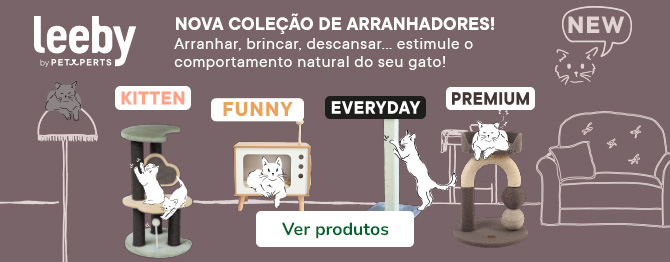Nova Coleção de Arranhadores Leeby.
