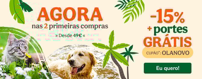 Descubra promoções mensais permanentes para patudos. Alimentação, acessórios e cuidados com descontos exclusivos.