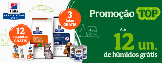 Hill's Prescription Diet: Ração para o seu patudo com oferta de alimento húmido.