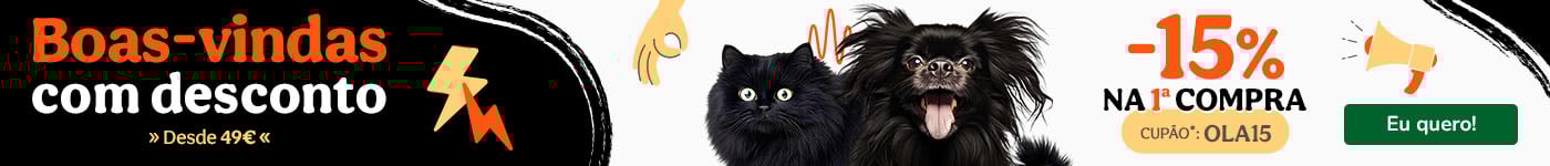 Descubra promoções mensais permanentes para patudos. Alimentação, acessórios e cuidados com descontos exclusivos.