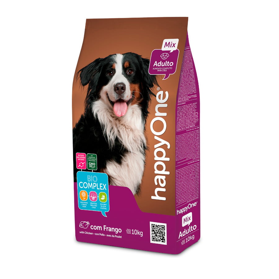 10 Kg happyOne Mix Adult Ração de frango para cães