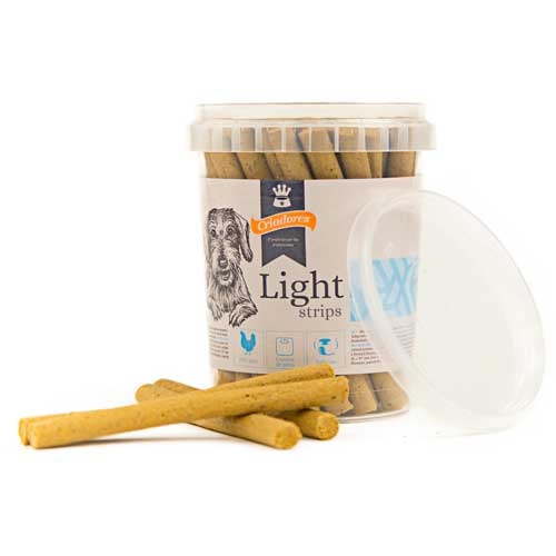 1.2 kg Criadores snack Light strips para cães 300gr