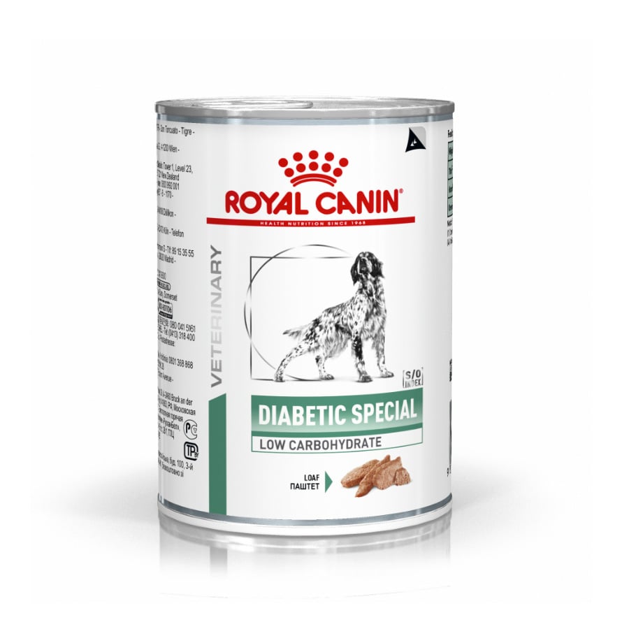 12 latas x 410 g Royal Canin Veterinary Diabetic latas para cães Pack poupança!