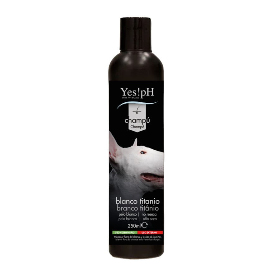 Yes!pH champô Branco Titânio para cães