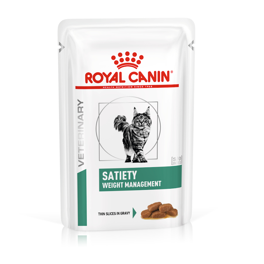 Royal Canin Veterinary Satiety saqueta em molho para gatos, , large image number null