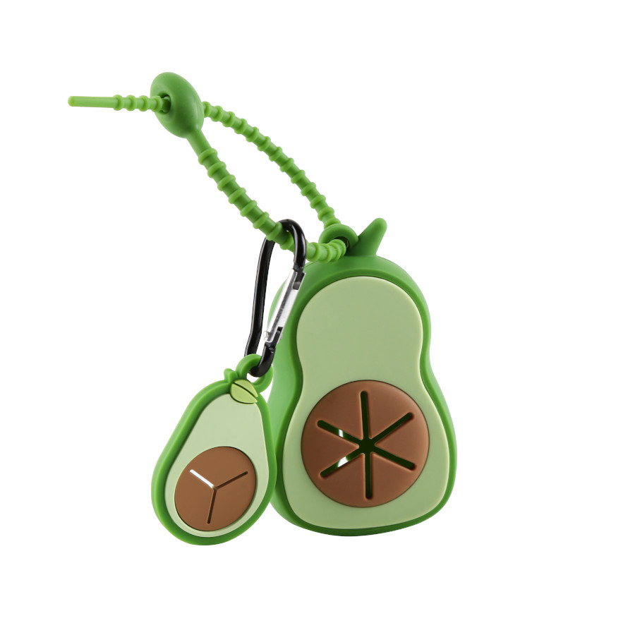 Gotoo Porta-sacos de silicone avocado para cães