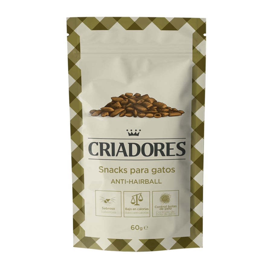 Criadores Snacks Anti-Hairball para gatos