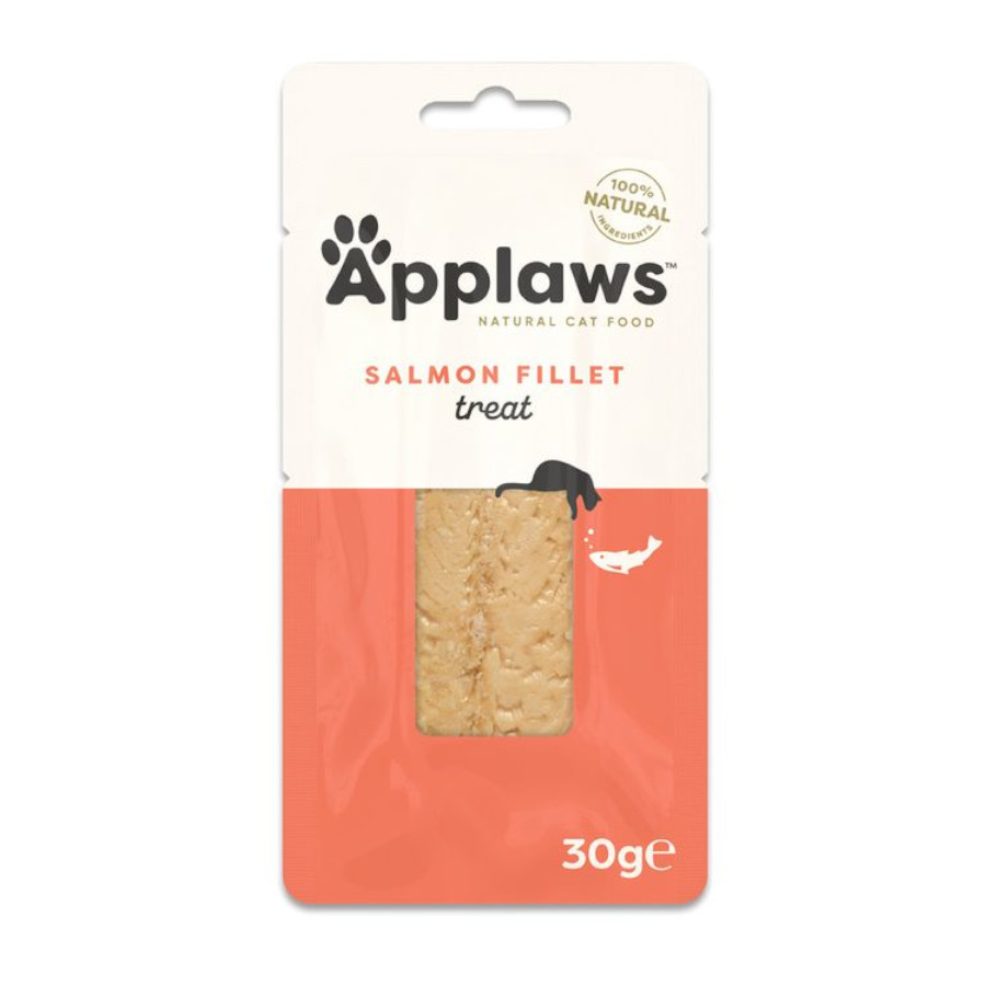 30 g Applaws Lombo de Salmão Natural para gatos