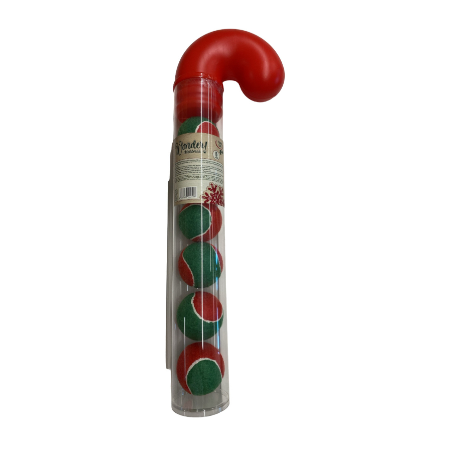 Wonder Christmas Tennis Cane bolas para cães