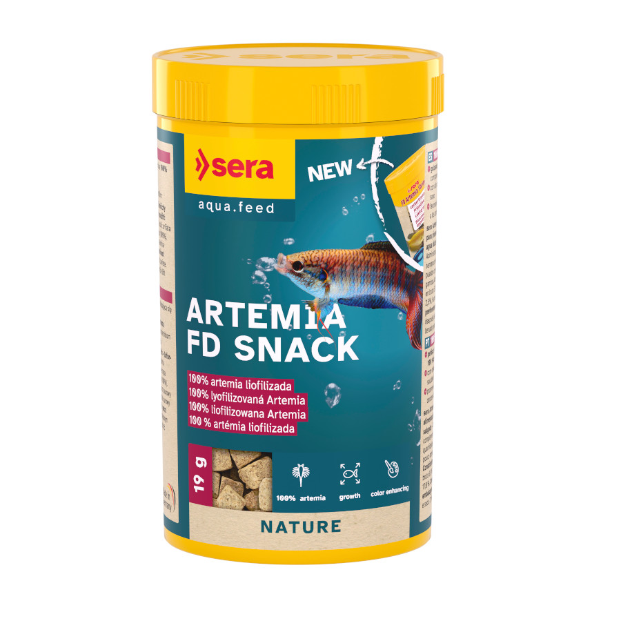 0.25 L Sera FD Artemia Shrimps alimento para peixes