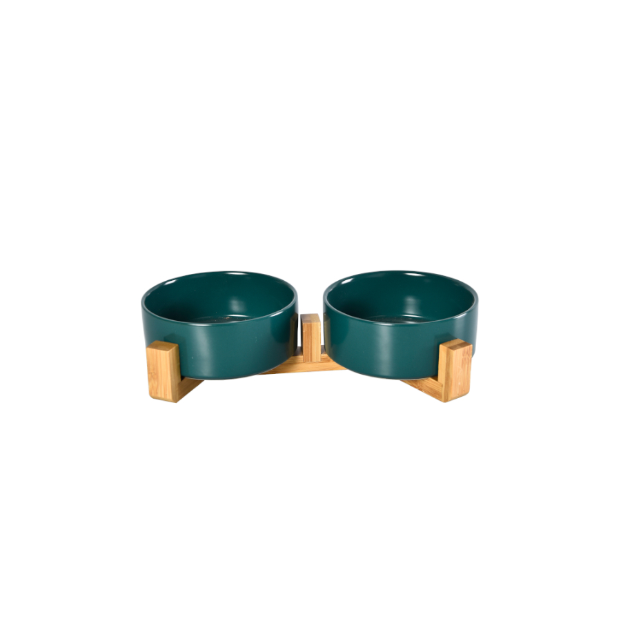 Outech Ceramic Combo Comedouro duplo para cães e gatos