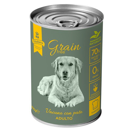 Criadores Adulto Grain Free Terneira e Pato lata para cães, , large image number null