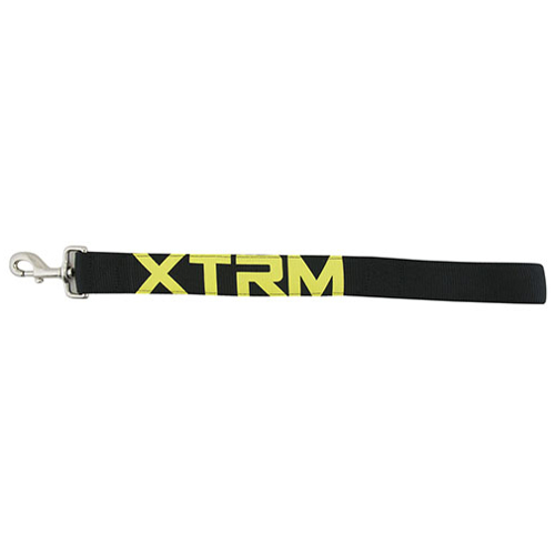 X-TRM Neon Flash Trela curta preta para cães