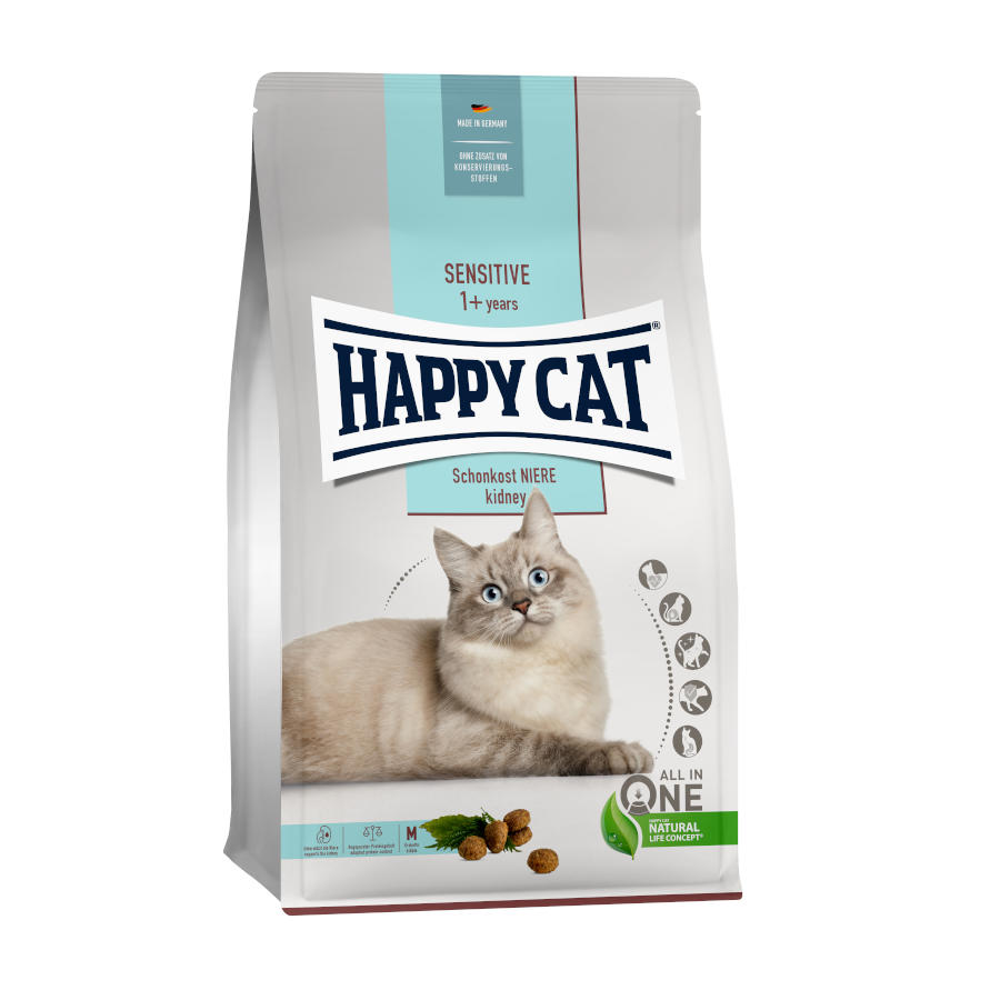 Happy Cat Sensitive Renal Adult ração para gatos, , large image number null