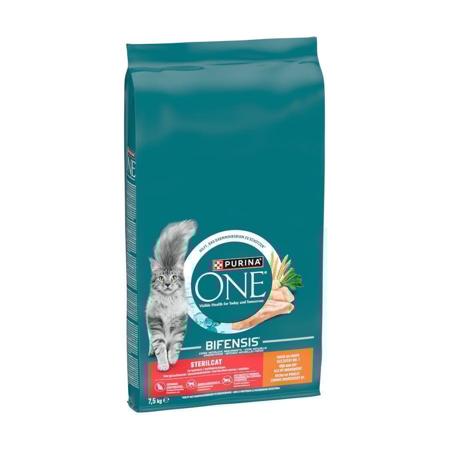 7.5 KG 7.5 kg One Bifensis Esterilizado Frango Ração para gatos