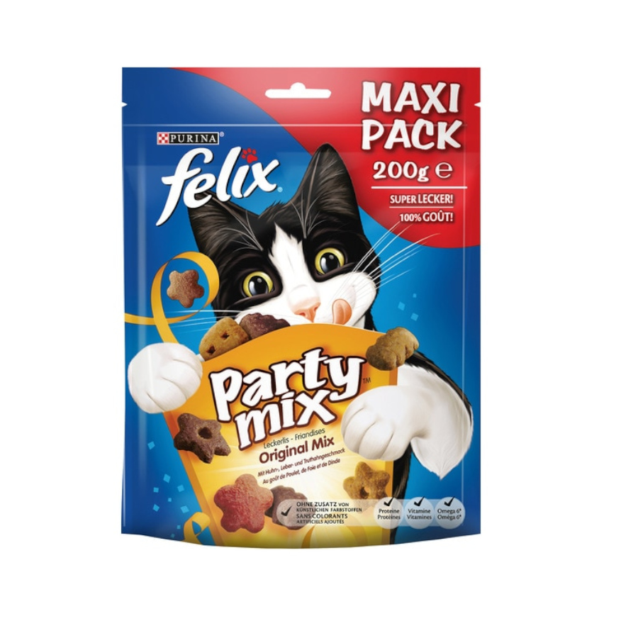 Felix Bocadinhos Party Mix para gatos, , large image number null