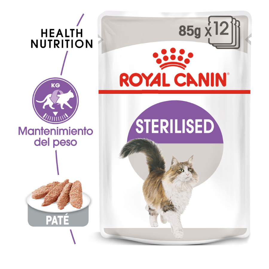 2.04 kg Royal Canin Sterilised patê em saquetas para gatos