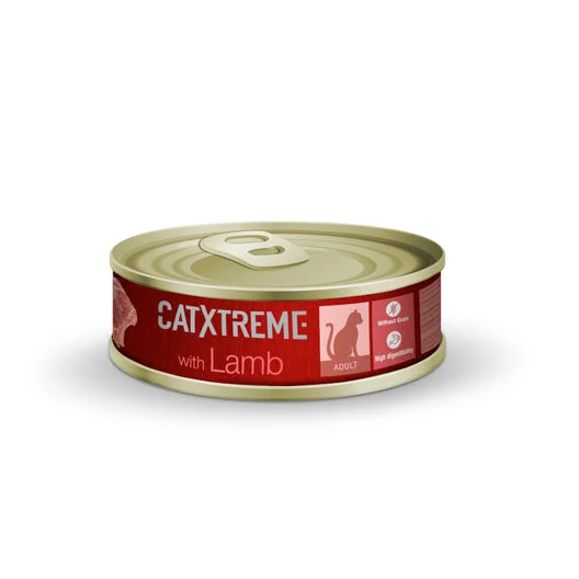48 latas x 170 g Lata Catxtreme Sterilised paté com cordeiro para Gatos Pack poupança!