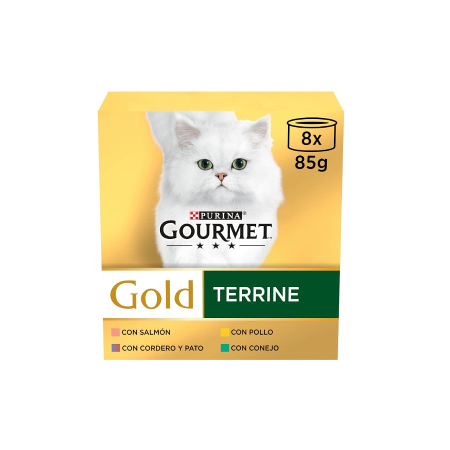 Gourmet Gold Terrina de Carnes em lata para gatos