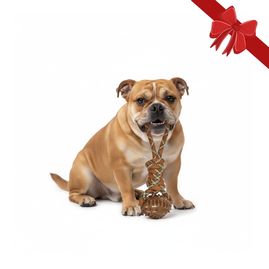 Wonder Christmas Brinquedo de Corda e Mordedor de Natal para Cães