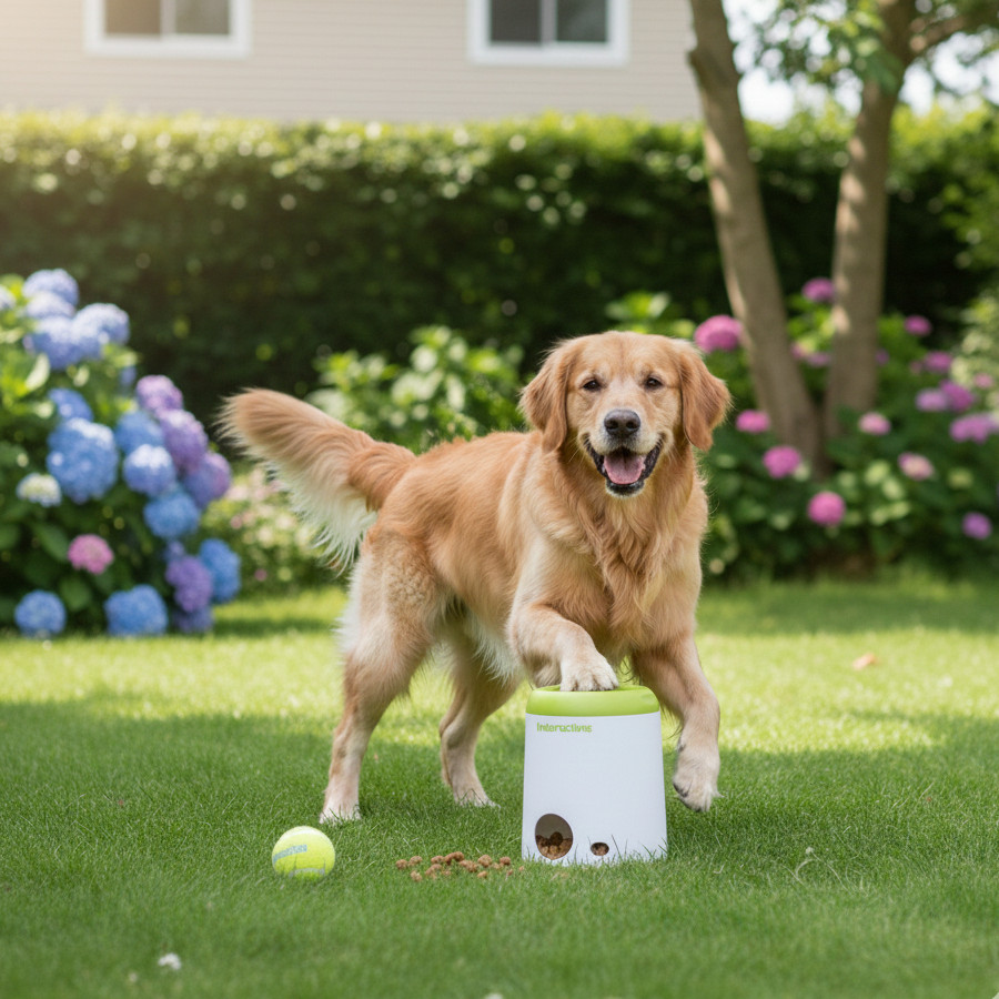All For Paws Interactives Brinquedo dispensador de snacks para cães