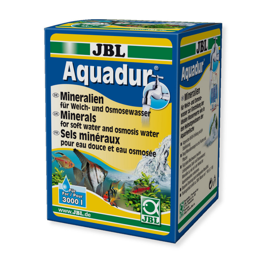 JBL Aquadur Condicionador de água à base de sais endurecedores para aquários de água doce