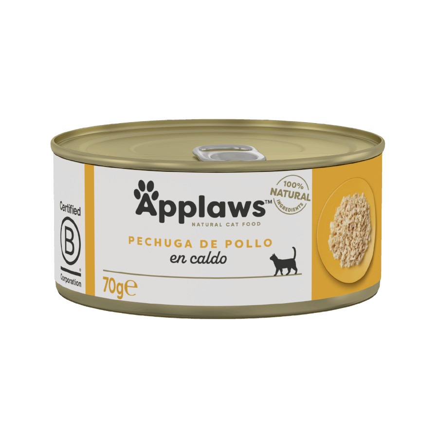 70 g Applaws alimento húmido lata para gatos
