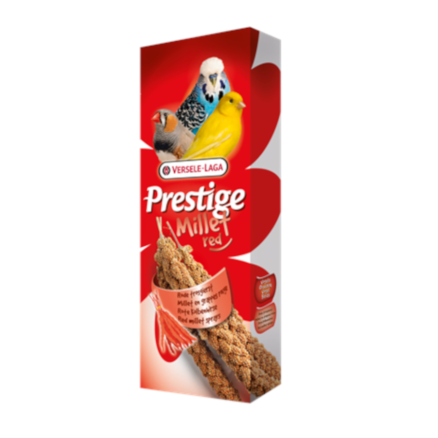 0.1 KG Versele Laga Prestige Milho vermelho em ramo para pássaros