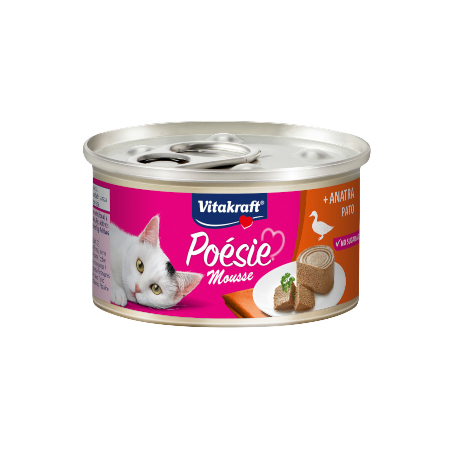 85 g Vitakraft Poésie Mousse de Terneira lata para gatos