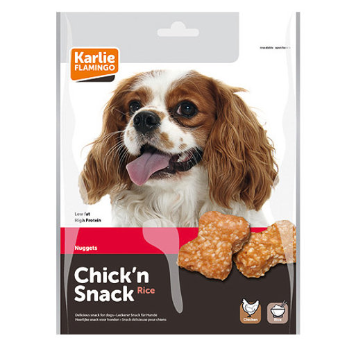 0.085 KG 85 g Flamingo Nuggest Karlie Frango para cães