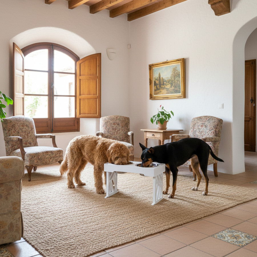 All For Paws Multi Height Comedouro Duplo para cães e gatos