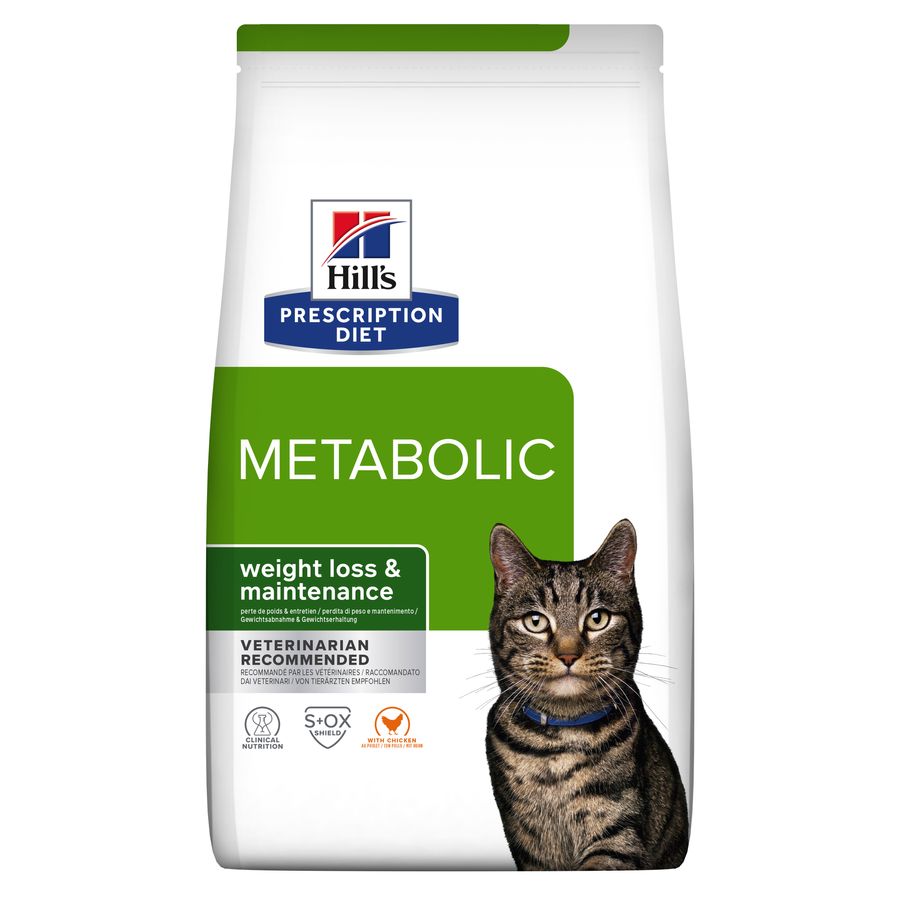 12 kg Hill's Prescription Diet Metabolic ração para gatos
