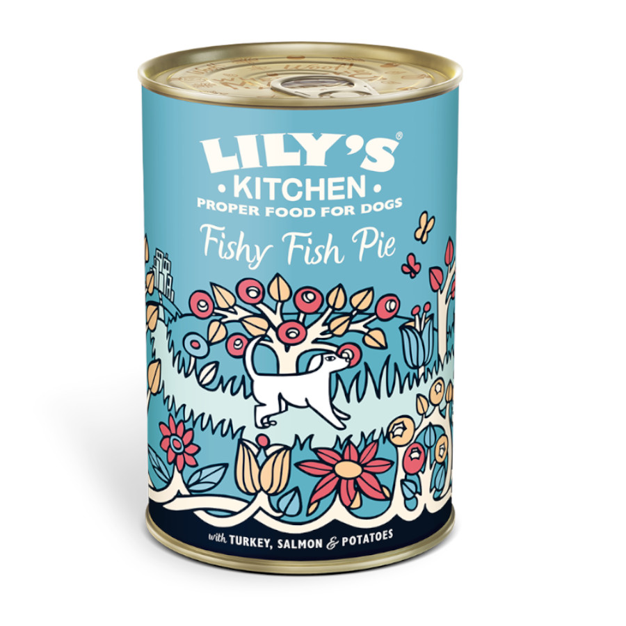 9.6 kg Lily’s Kitchen salmão e arenque lata para cães