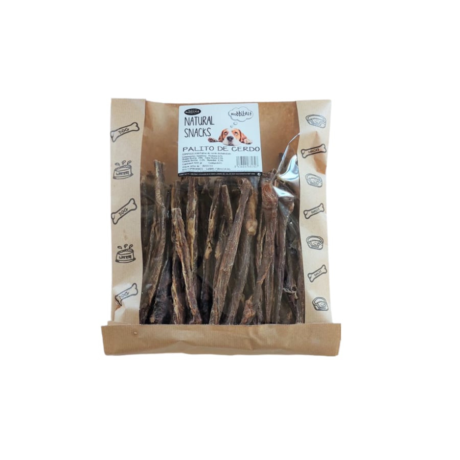 1 kg HobbitAlf Palitos de Porco para cães