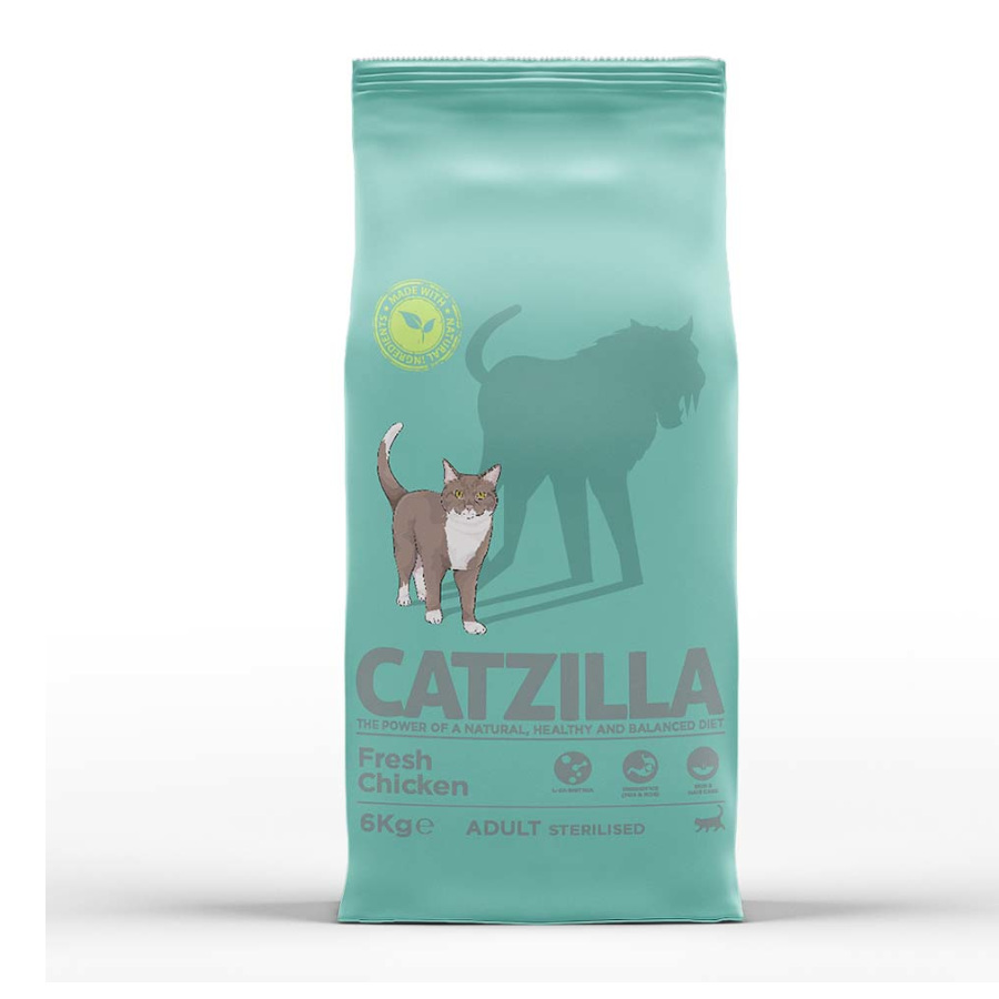 6 KG Catzilla Adult Sterilised Ração para Gatos Esterilizados