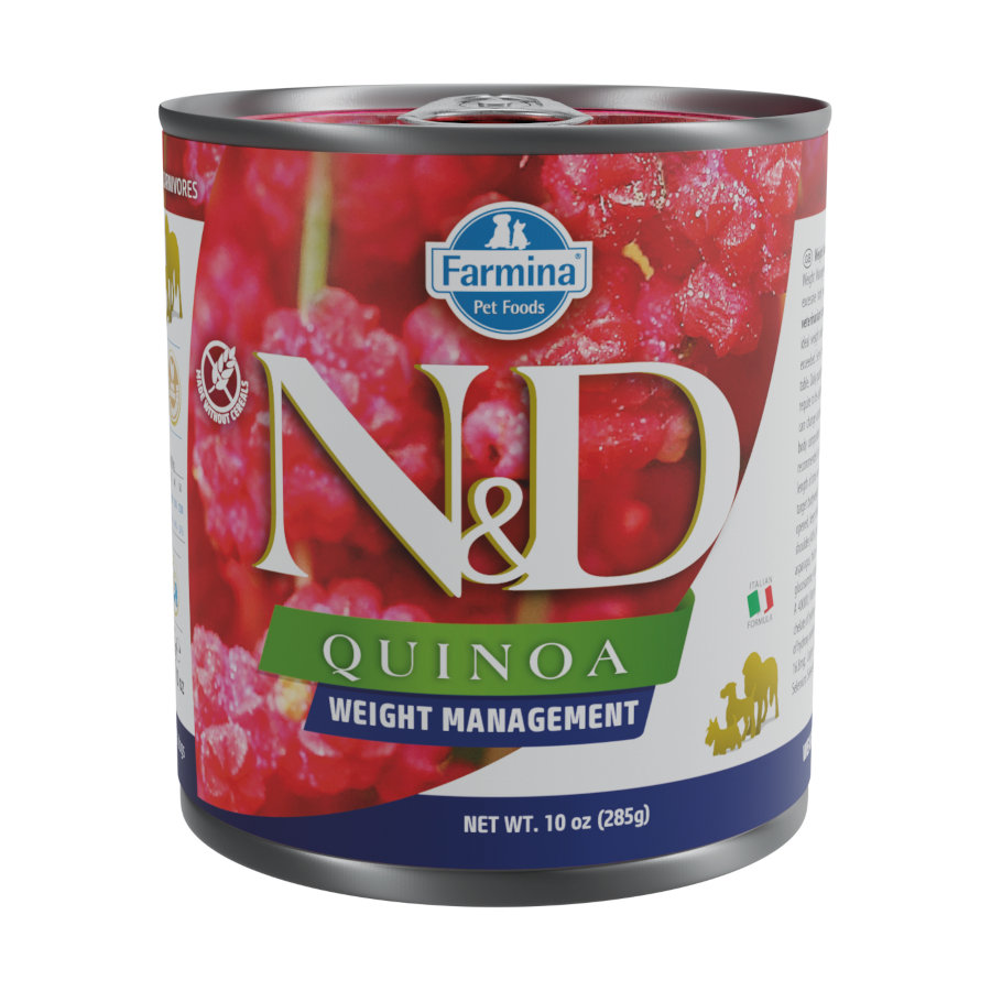 0.285 KG Farmina N&D Weight Control Quinoa lata para cães