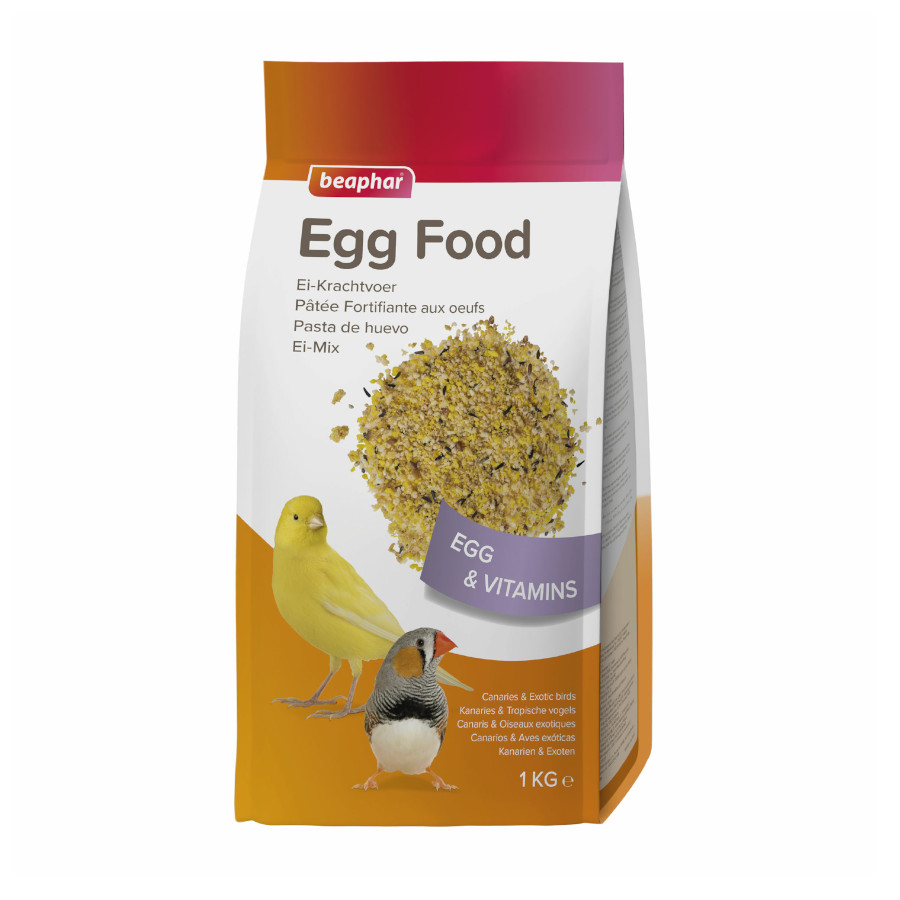 1 KG Beaphar Ei-Krachtvoer Pasta de Ovo para canários