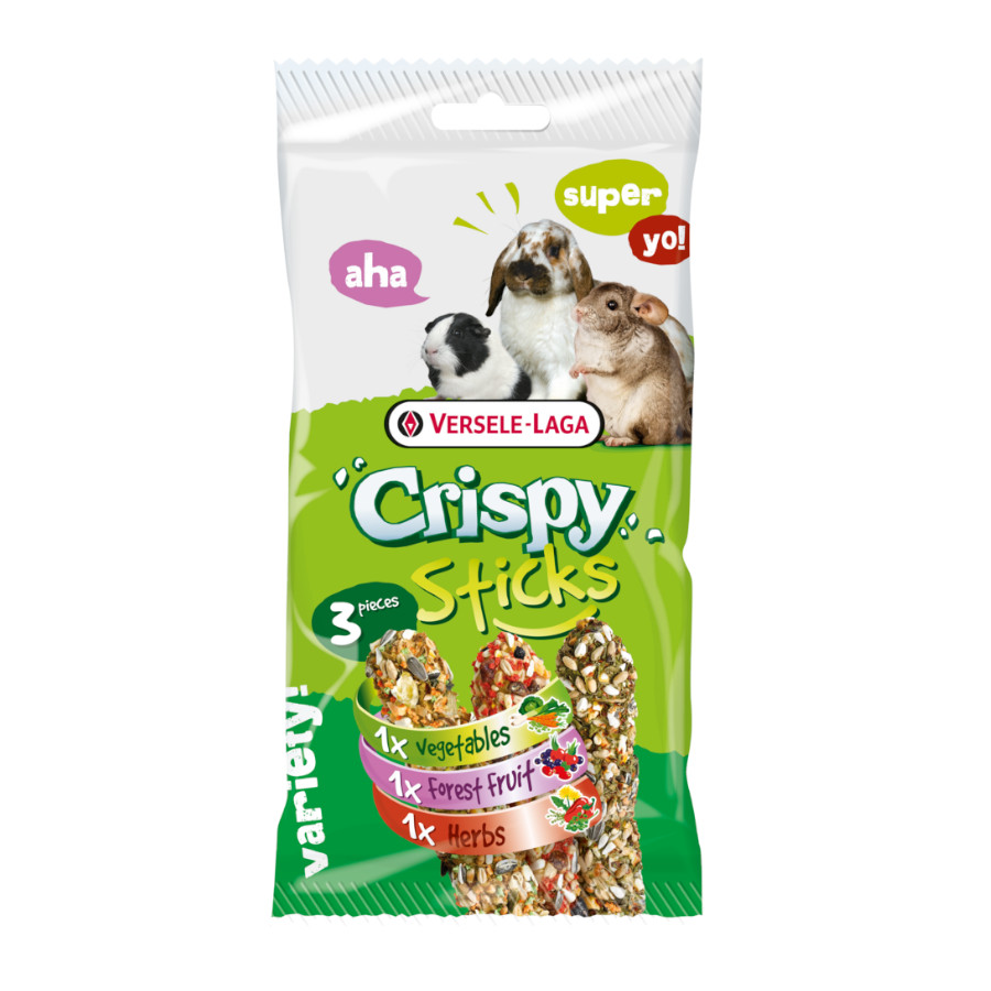 0.165 KG Versele-Laga Crispy Sticks para roedores