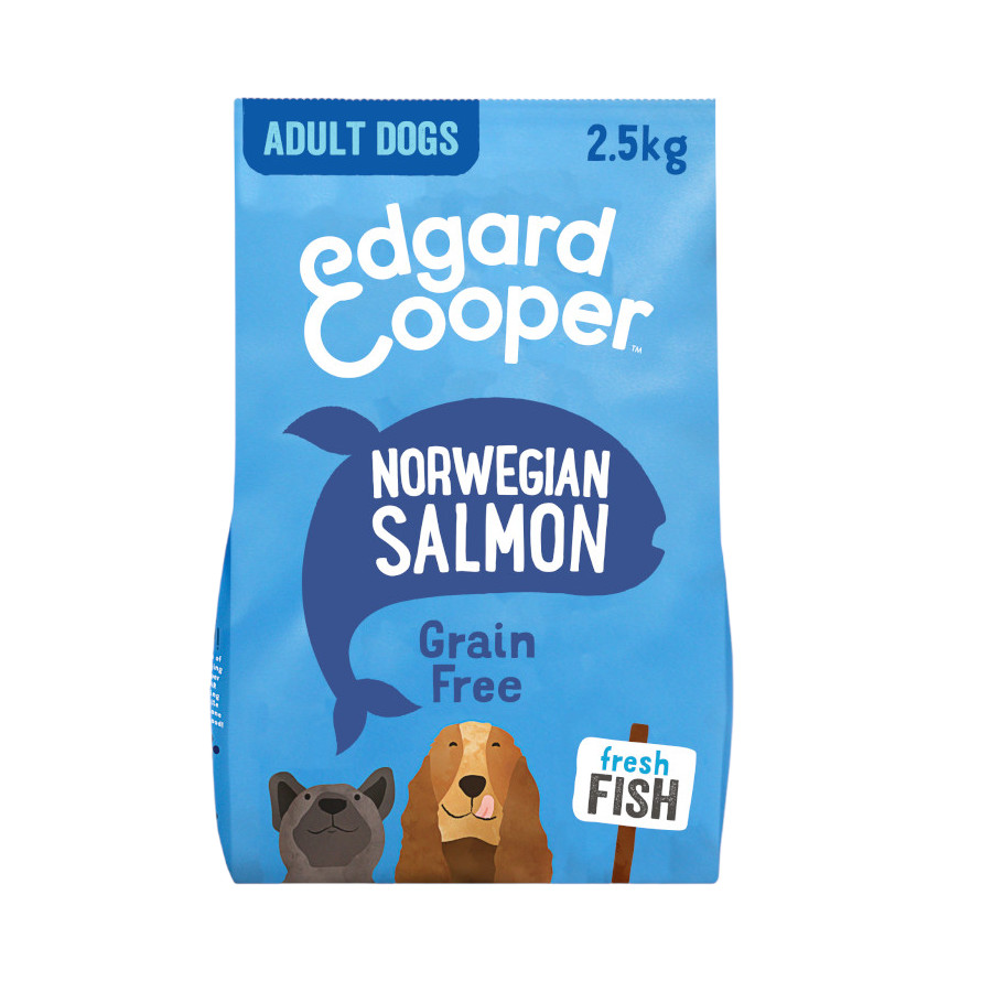 12 KG Edgard & Cooper Adult Salmão ração para cães