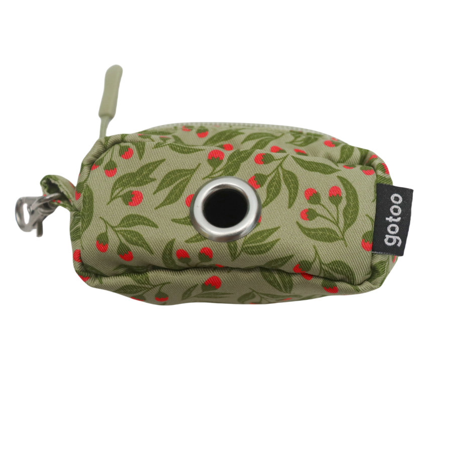 Gotoo Porta-sacos estampado floral para cães
