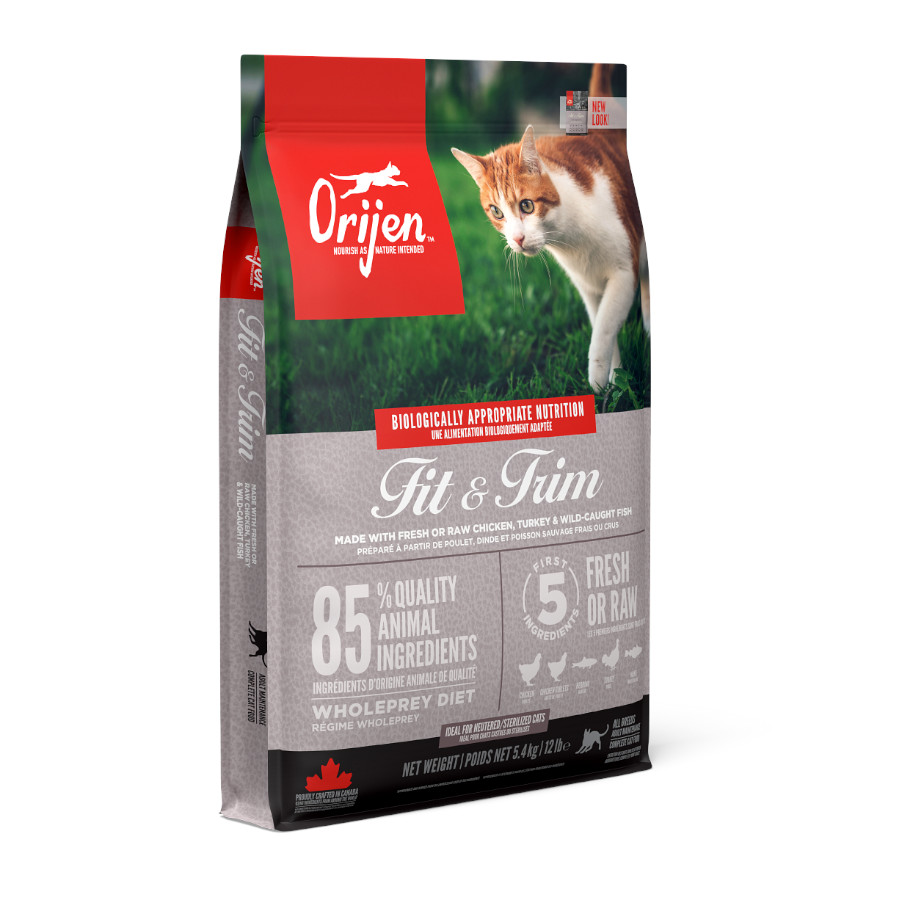 2 x 5.4 kg Orijen FitYTrim ração para gatos Pack poupança!