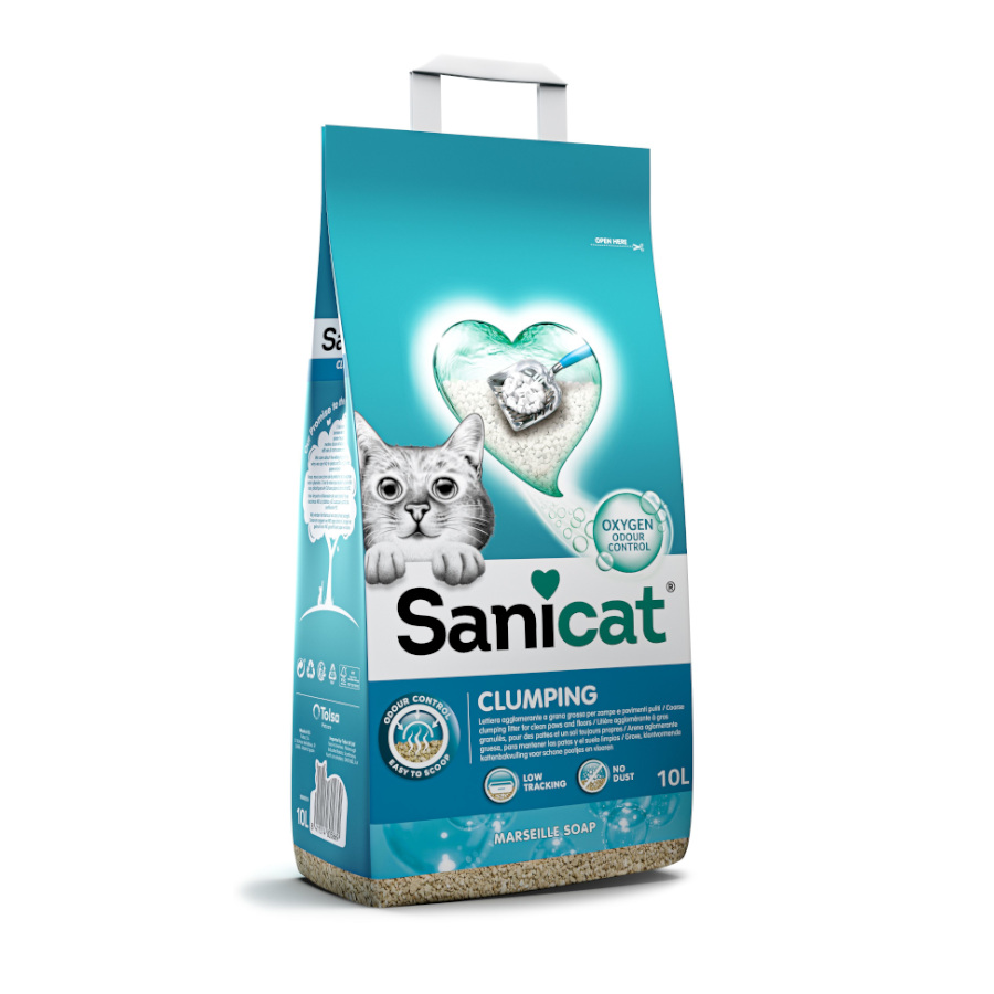 Sanicat Cumpling White Areia para gatos
