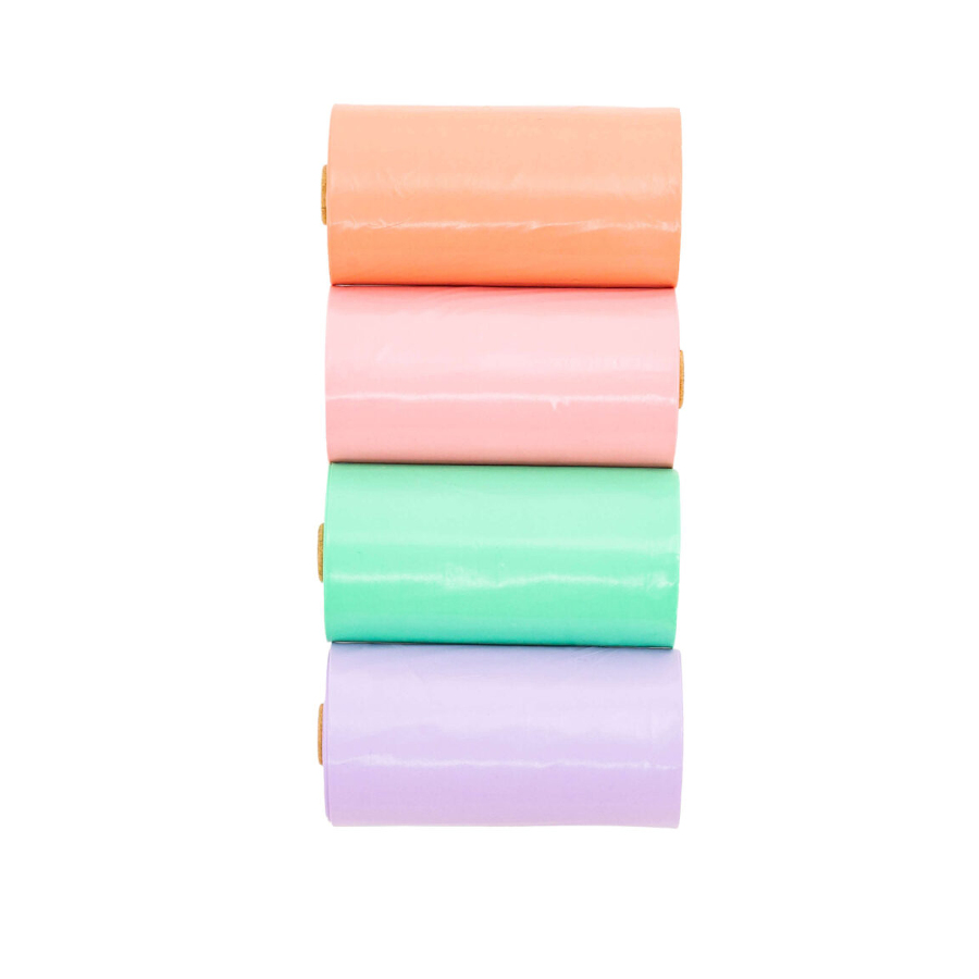 Freedog Eco Line Sacos higiénicos de cor pastel para cães