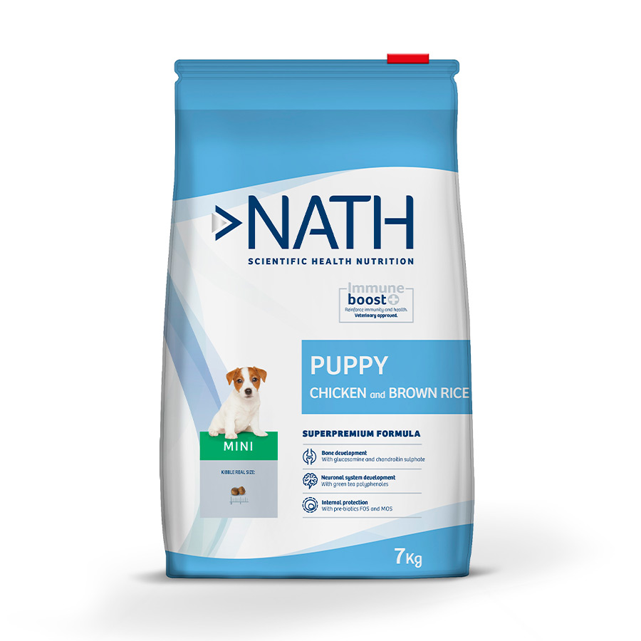 7 KG Nath Puppy Mini Frango ração para cães