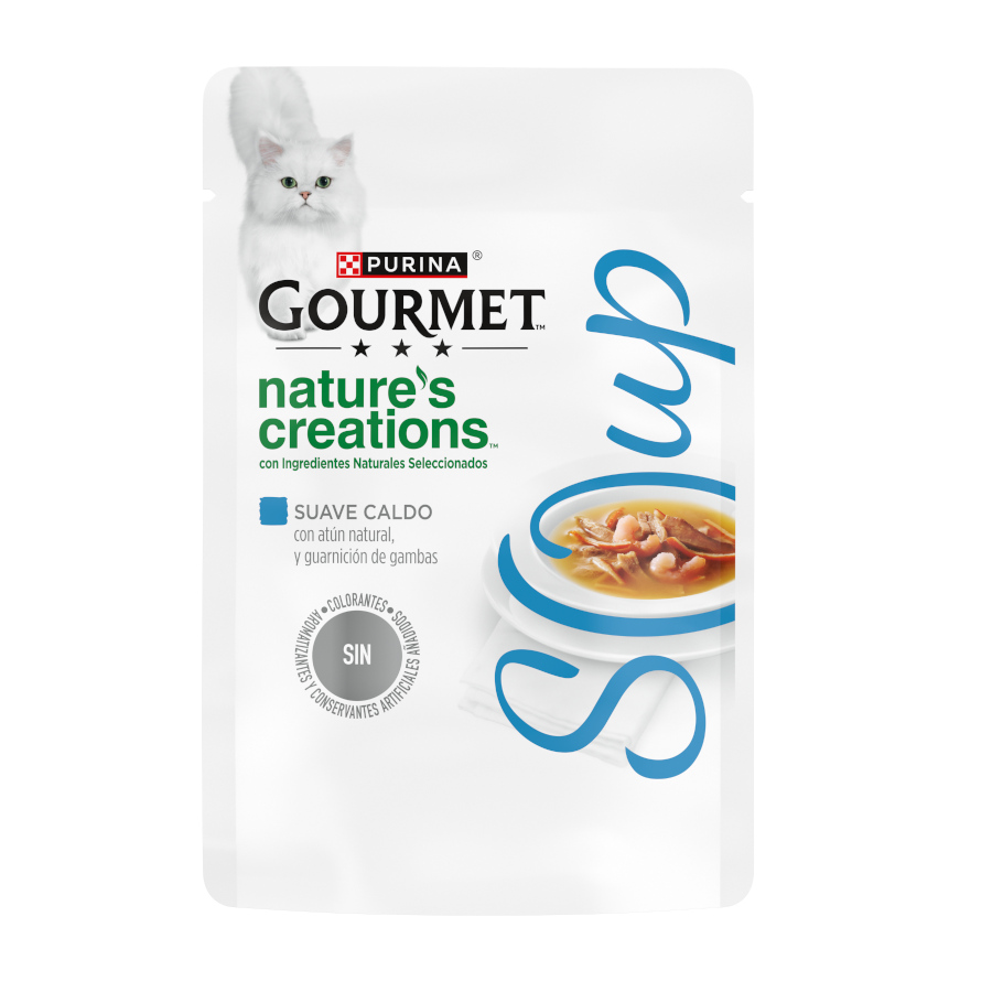 0.4 KG Gourmet Nature’s Creations Sopa de Atum para gatos