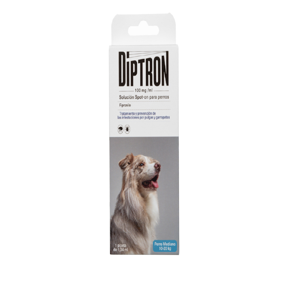 Diptron Spot On Médio Pipeta Antiparasitária para cães