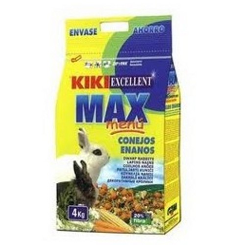 Alimento para Coelhos anÃµes KIKI MAX MENU 1Kgr