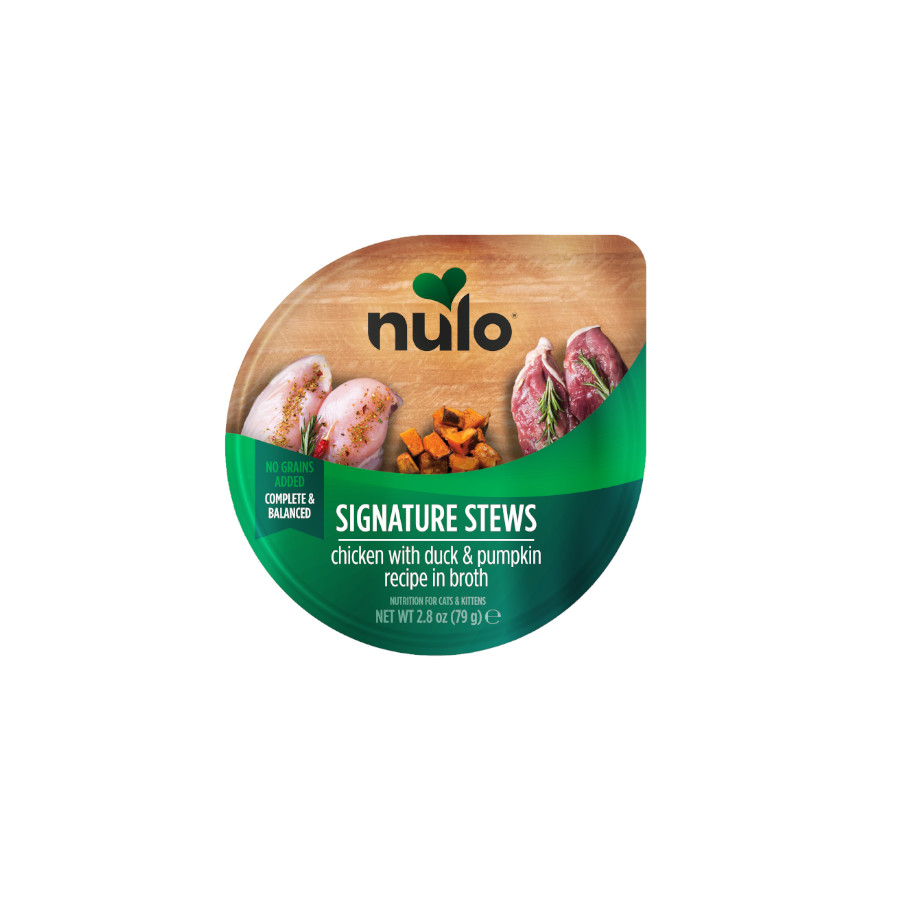 0.079 KG 79 g Nulo Signature Stews Frango com Pato em Terrina para gatos