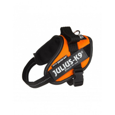 Julius K9 IDC Peitoral Ergonómico Neon Laranja para cães